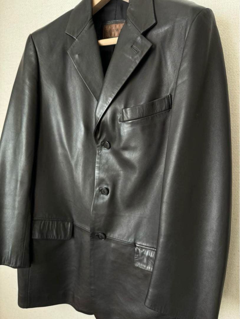 【未使用】メンズ　LOEWE ラムレザージャケット