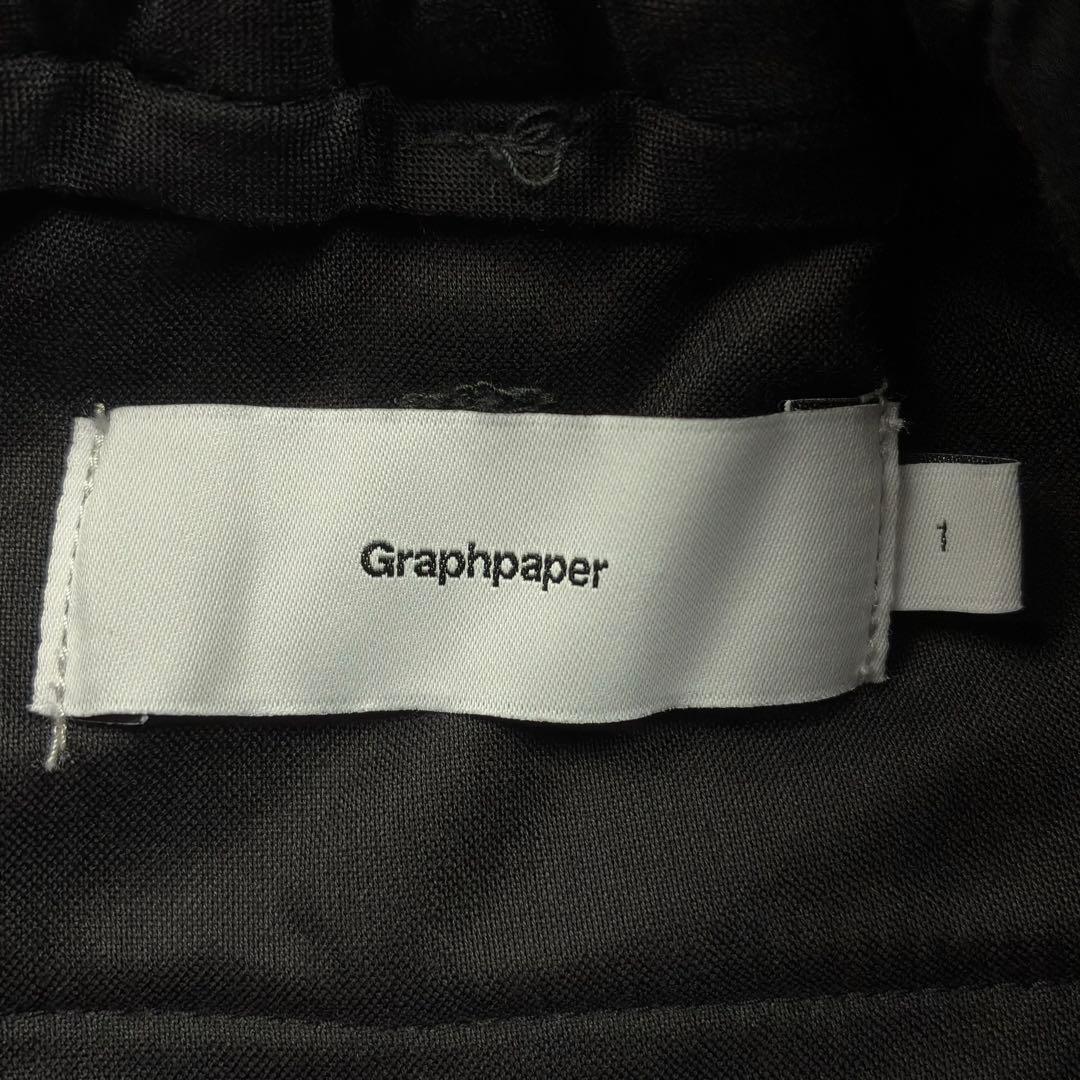 未使用 Graphpaper スケール オフ ウール テーパード トラウザーズ