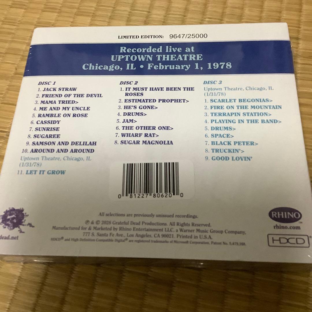 新品Dave's Picks Vol. 57 Grateful Dead CD④