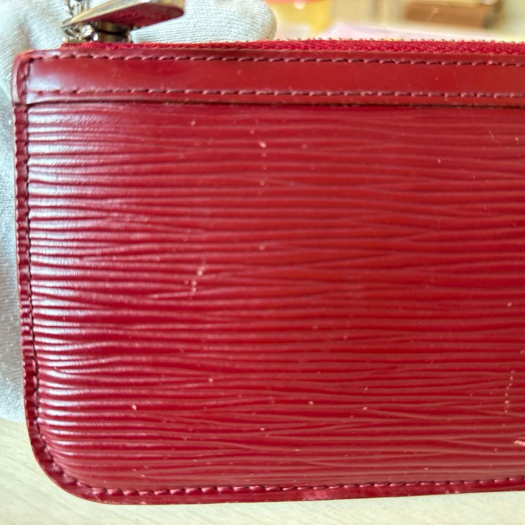 LOUIS VUITTON エピ　ポシェットクレ　ケース　カードケース