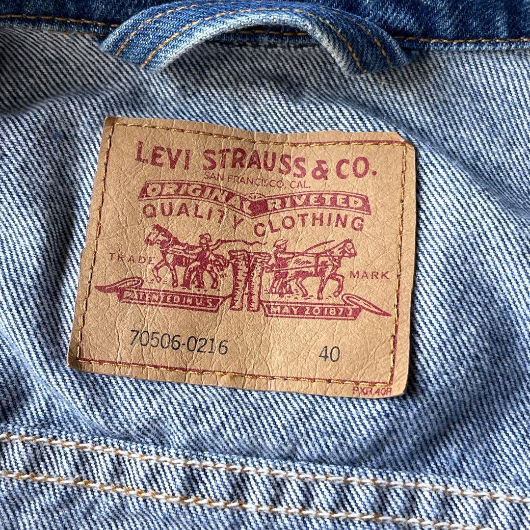 90s USA製 Levi's 70506-0216 デニムジャケット 40