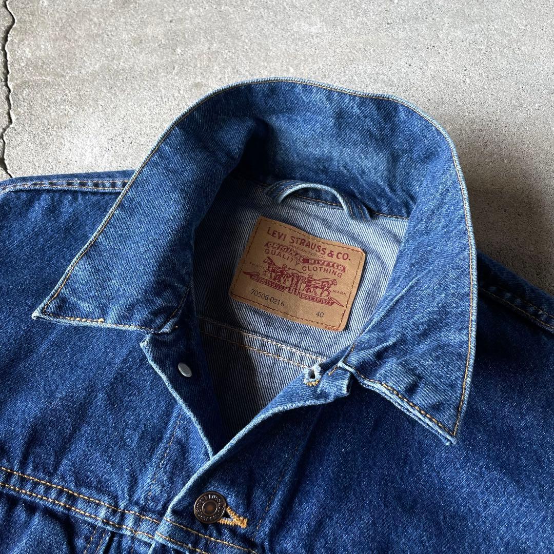 90s USA製 Levi's 70506-0216 デニムジャケット 40