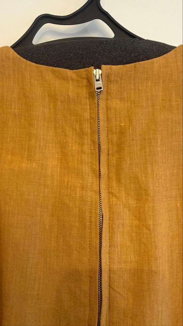 ワンピース hyke linen short sleeve maxi dress