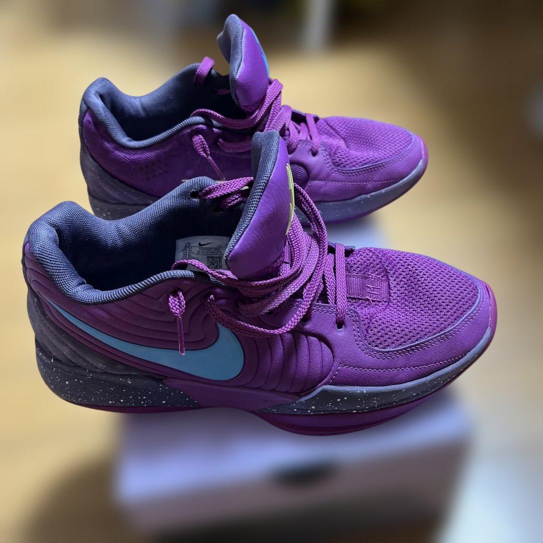 NIKE バッシュ　パープル　JA2 EP ジャモラント　27.5cm ナイキ