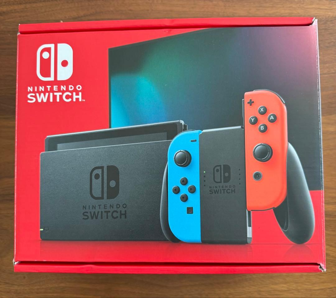 d*2様 Nintendo Switch 本体 青/赤 Joy-Con 付属品付