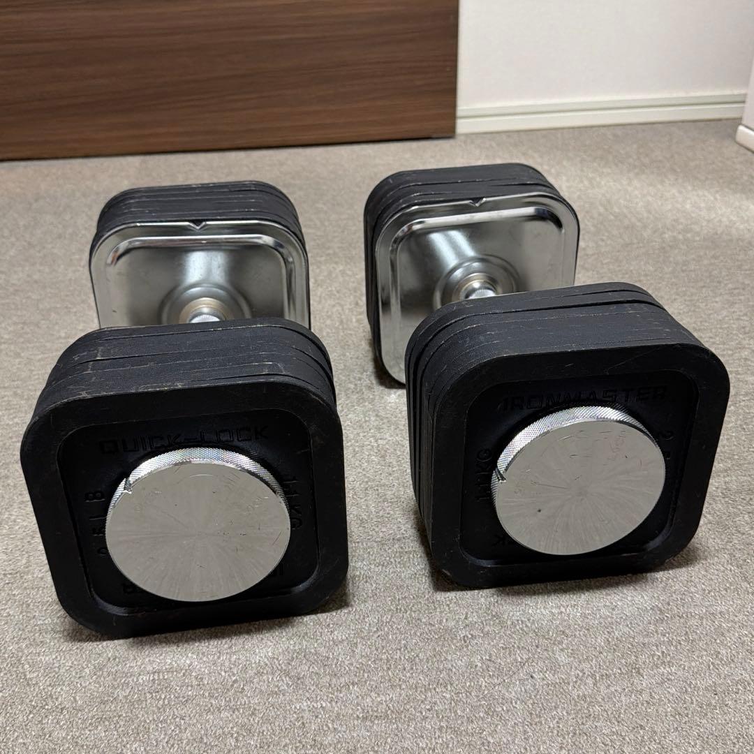 【Ironmaster】クイックロックダンベル68kgセット❶ ⚠️1個ずつ出品
