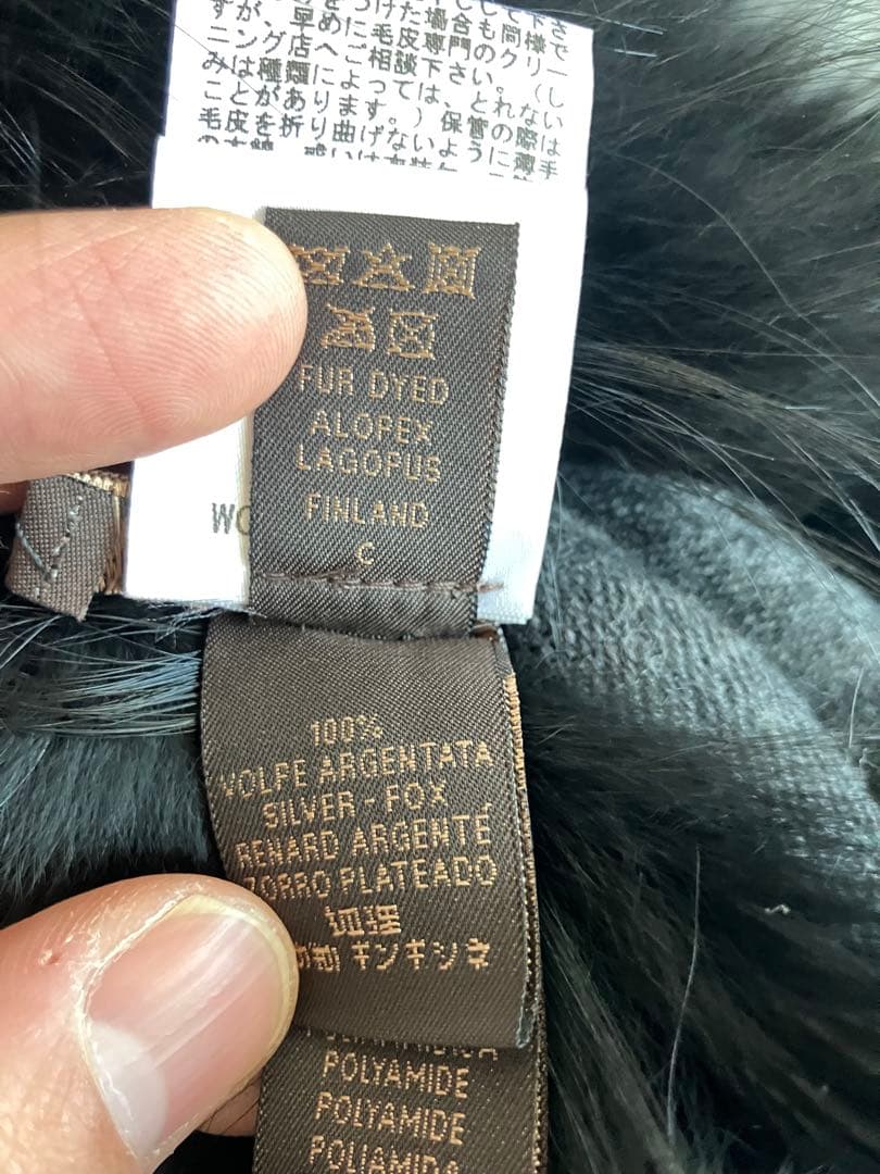 Roberto Cavalli ファー　ポンチョ　ケープ　マント　ストール