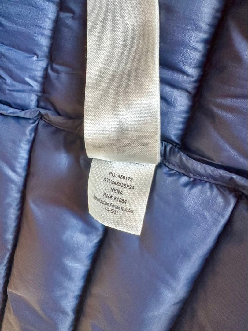 patagonia ダウンベスト S ネイビー　SP24