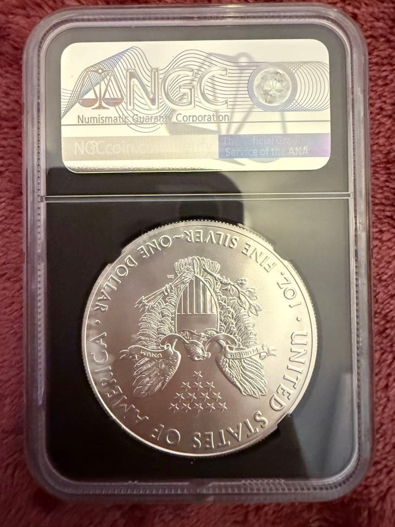 銀貨 Struck at West Point Mint 2021 MS70