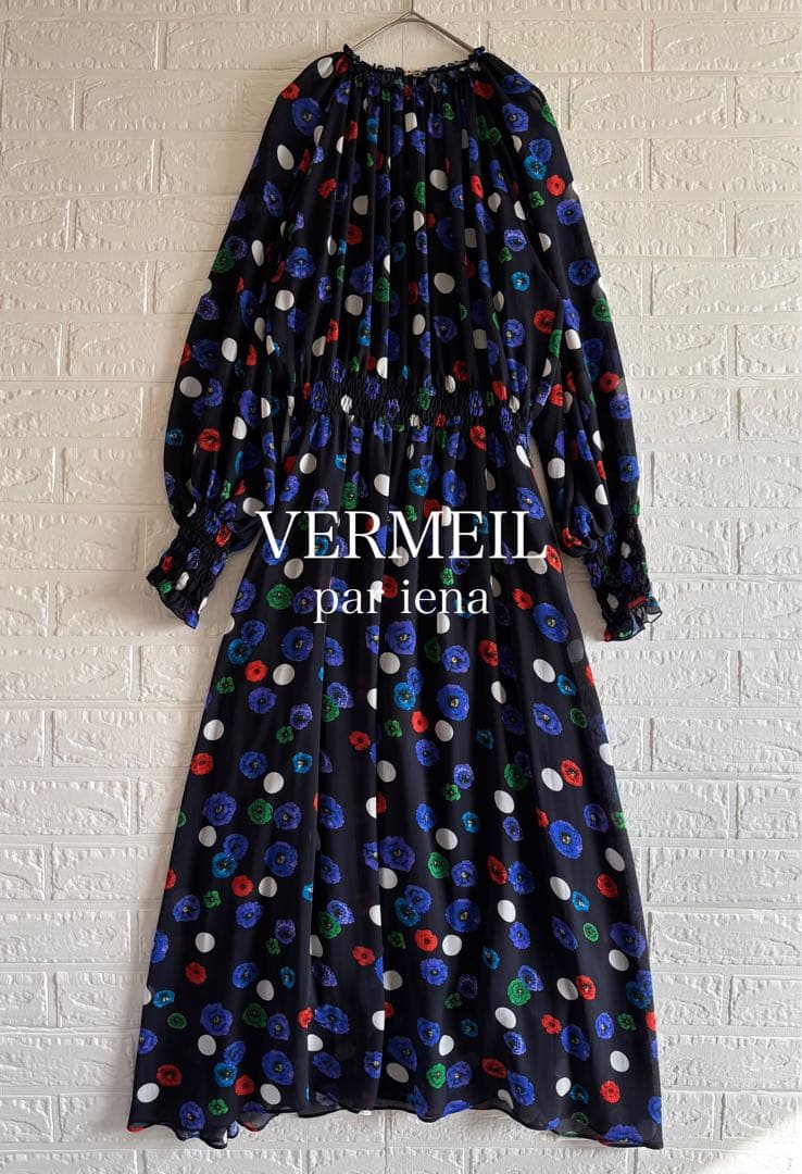 VERMEIL par iena｜ヴェルメイユパーイエナ｜花柄 ロングワンピース