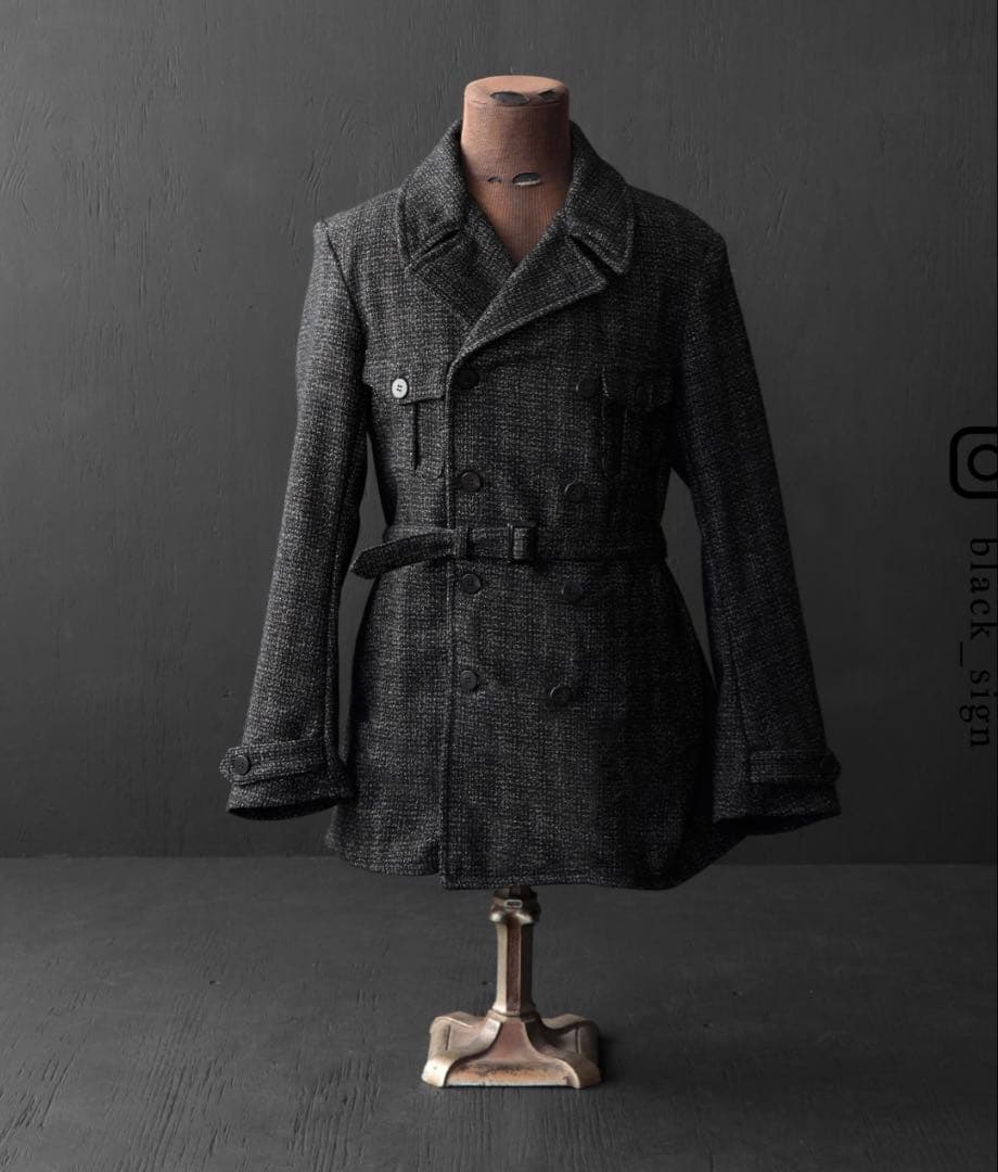 BLACKSIGN 1930s ウルフ・ツイード・サファリ・ジャケット