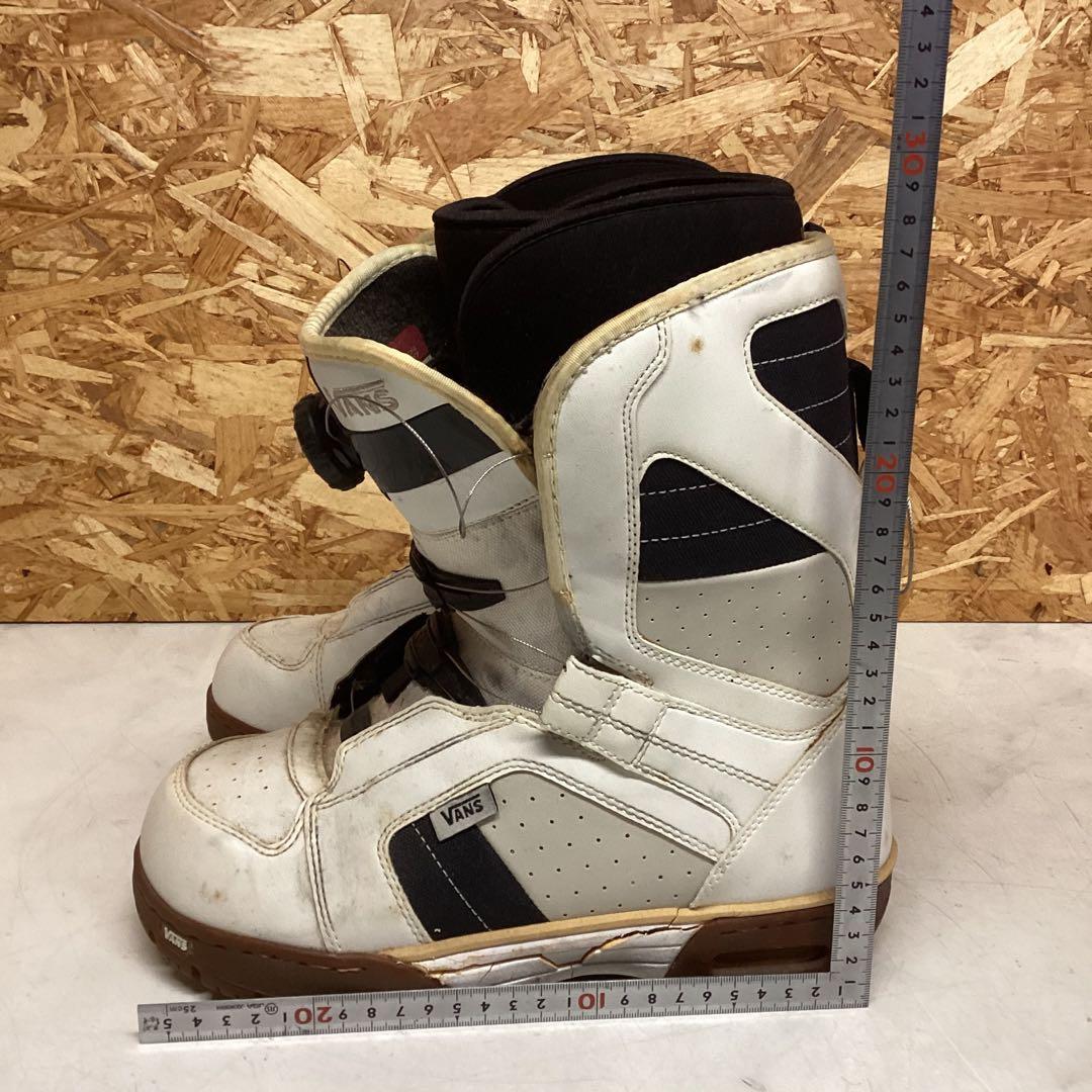 ホワイト ダイヤル式　vans スノーボード　ブーツ　27㎝　黒 （M85）