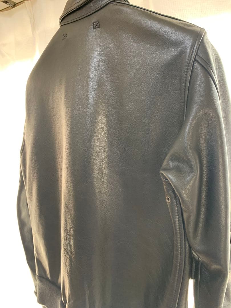 アビレックス　上野商会　ブラックレザー A-2 サイズ40