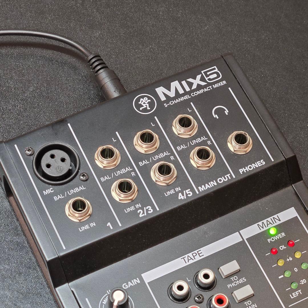 Mackie MIX5 コンパクト・アナログミキサー 5ch