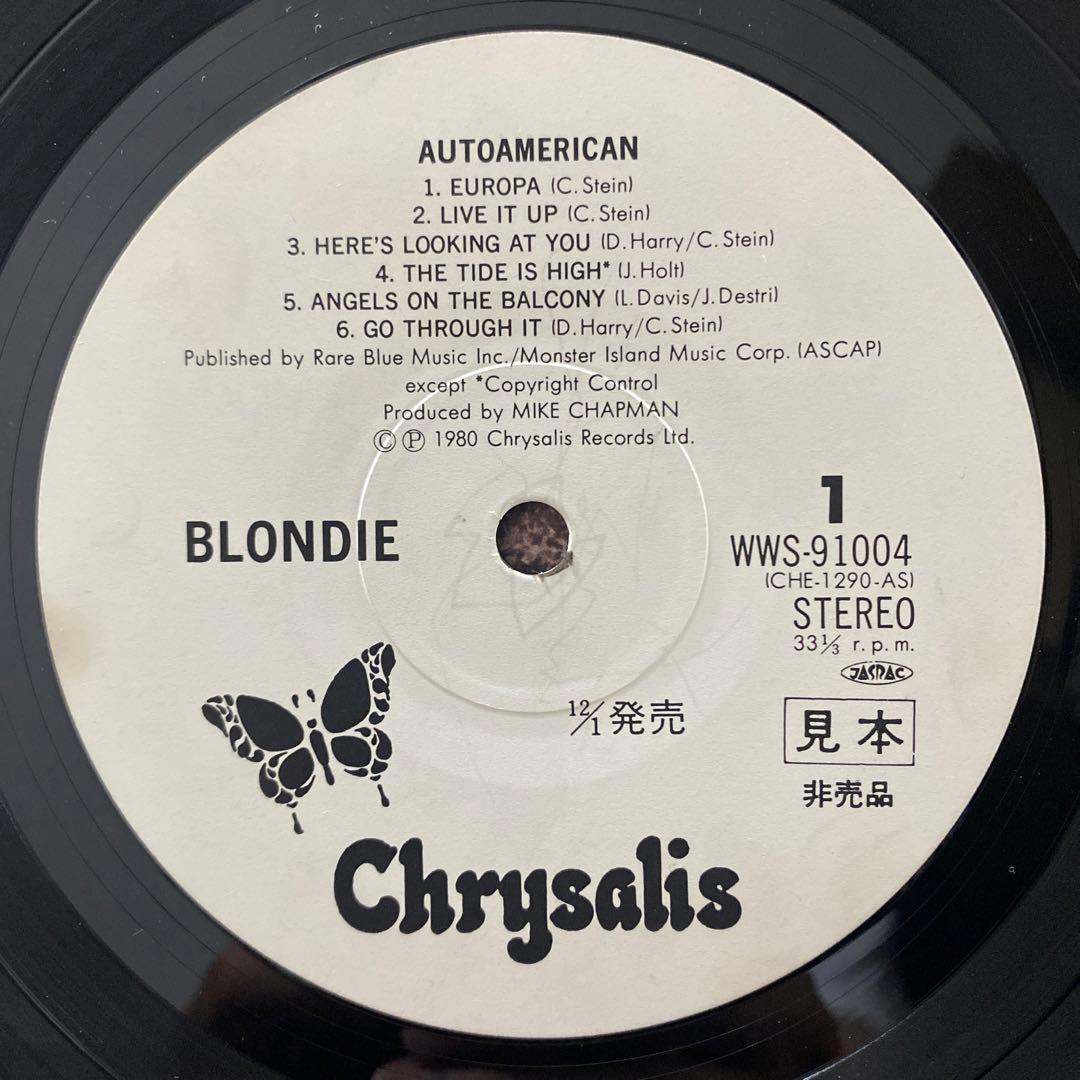 ★ Blondie ‎ レコード プロモ盤 LP