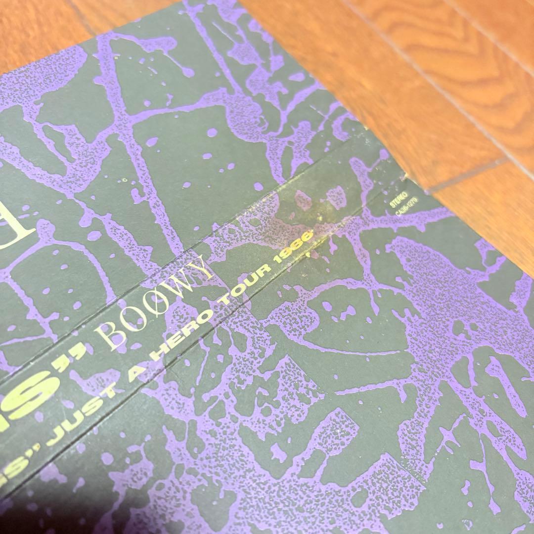 【限定盤】BOOWY \"GIGS\" JUST A HERO TOUR 1986