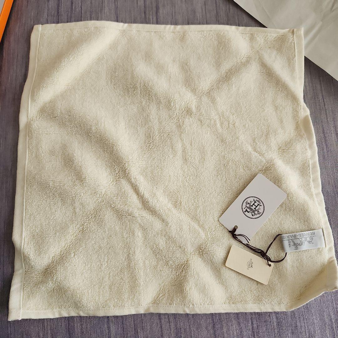 Ｈ*3様 HERMES エルメス 箱付き タオルセット オレンジ ホワイト