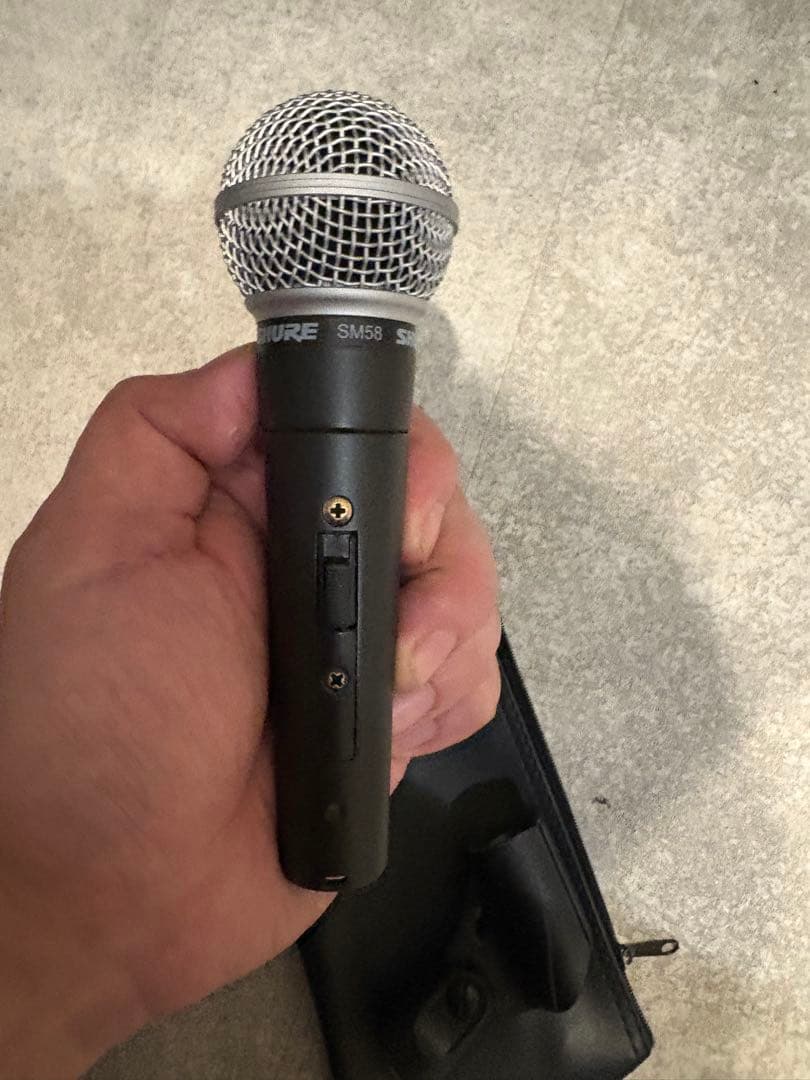 SHURE（シュア）の定番ダイナミックマイク SM58S（スイッチ付きモデル）②