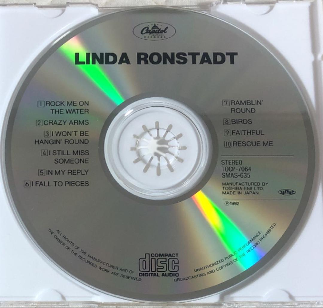 帯付き！Eagles参加！Linda Ronstadt/ リンダ・ロンシュタット