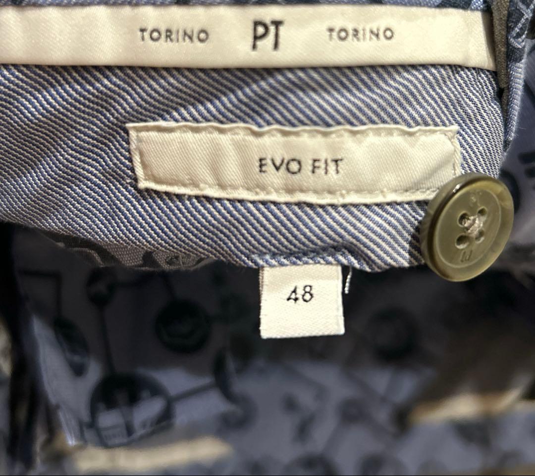 PT TORINO スラックス　EVO FIT 洗える　グレー　サイズ48