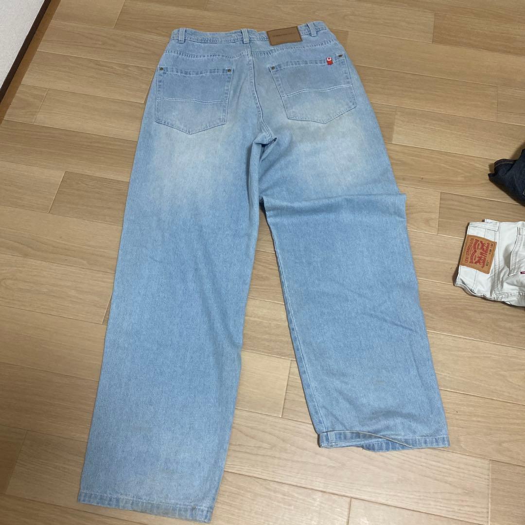 SOUTHPOLE 赤タブ　デニム　sk8 jnco