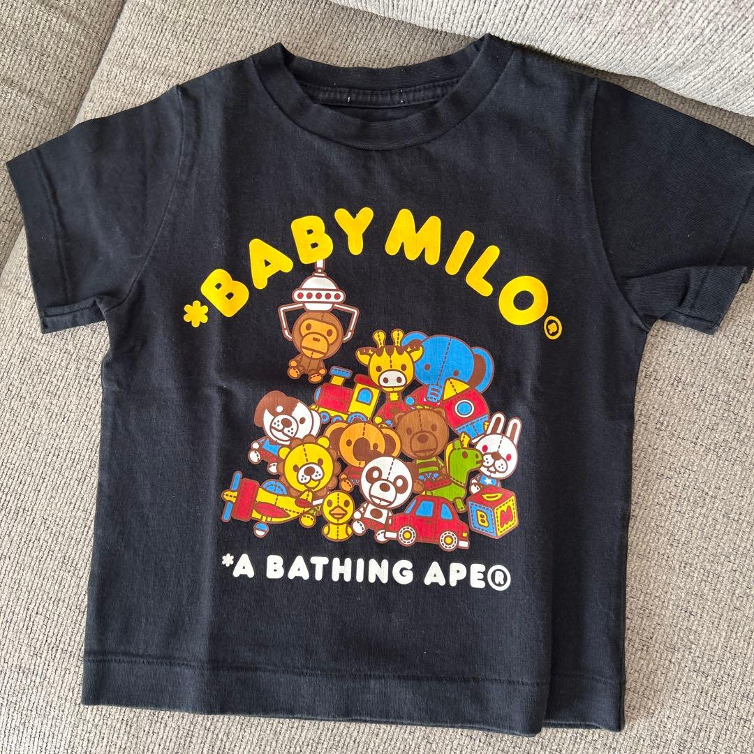 BAPEKIDS BABYMILO Tシャツ 2枚セット90cm正規品