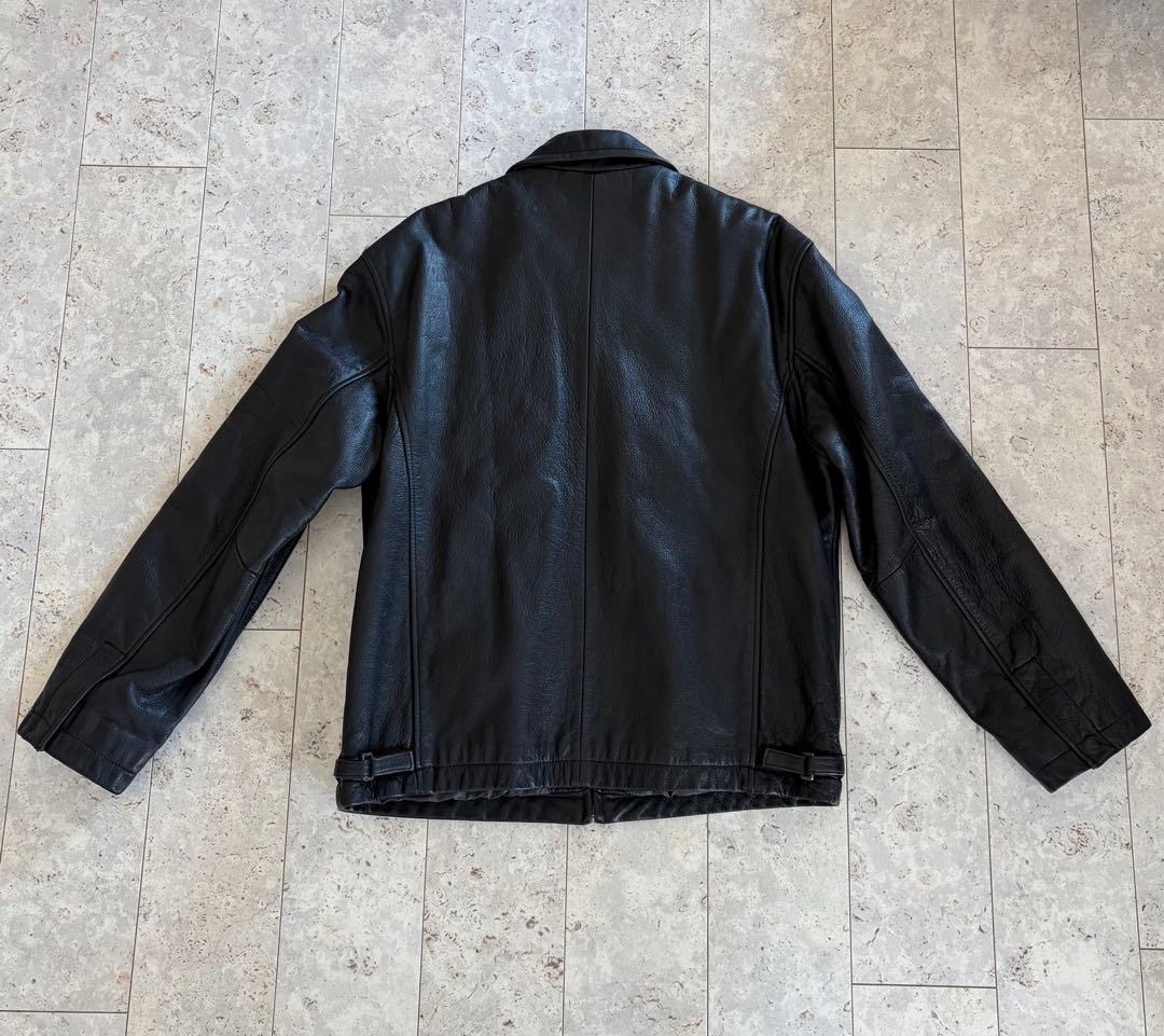S*h様 GUESS Leather Jacket Black レザージャケット