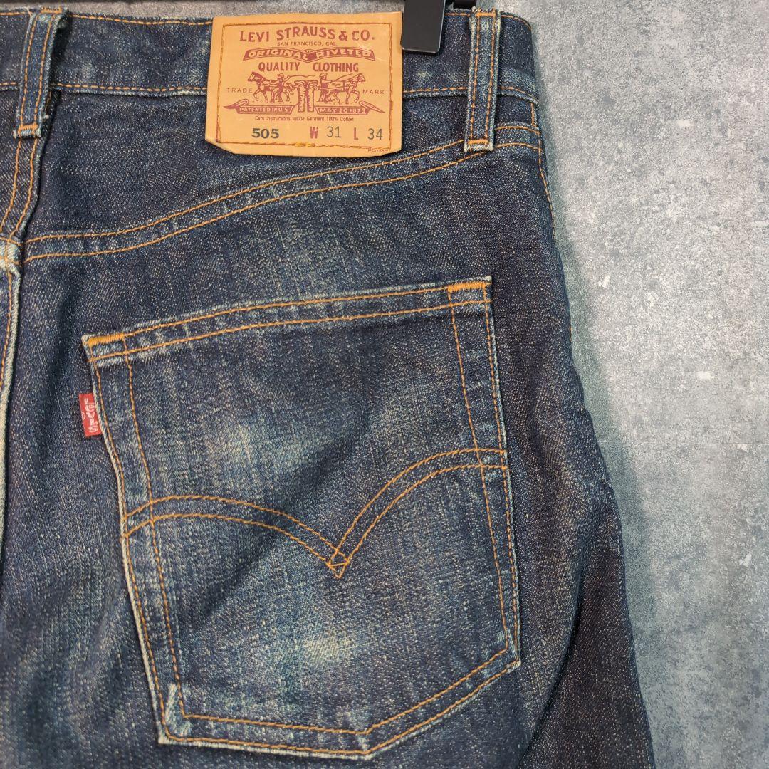 00s Levi's リーバイス 505 濃紺 デニム W31 L34 y2k