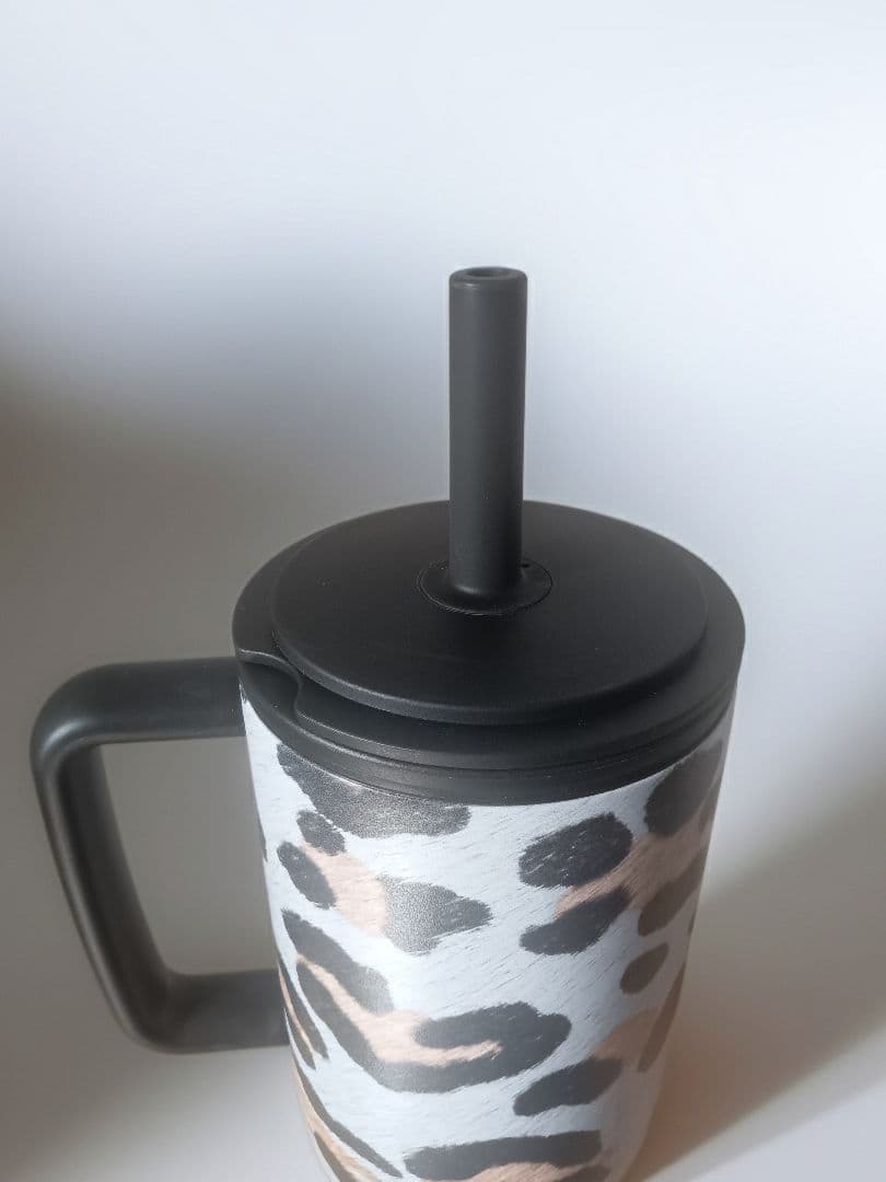 BURGA タンブラー Baby Leo ヒョウ柄 大容量 1.2L レオパード