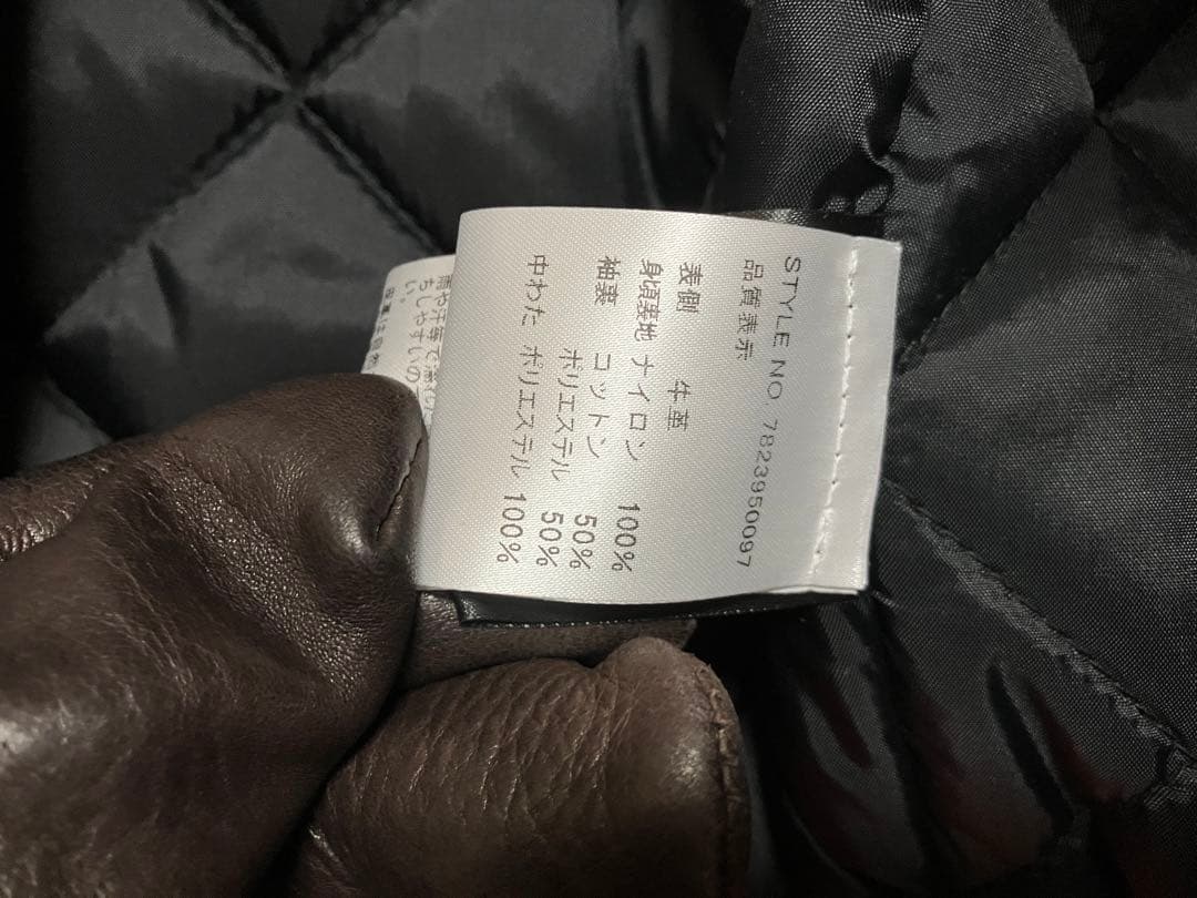 Schott ダブルライダースジャケット 618 40 ブラック