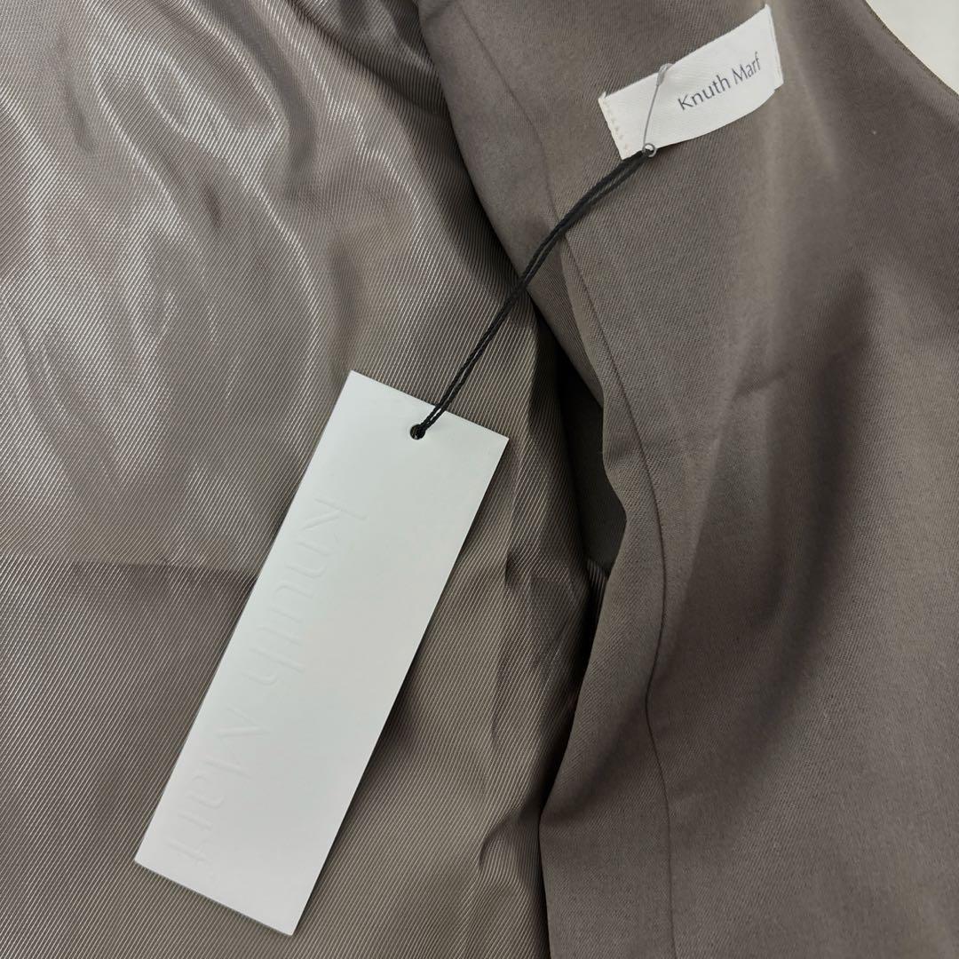 Knuth Marf ジレ　2way collarless gilet