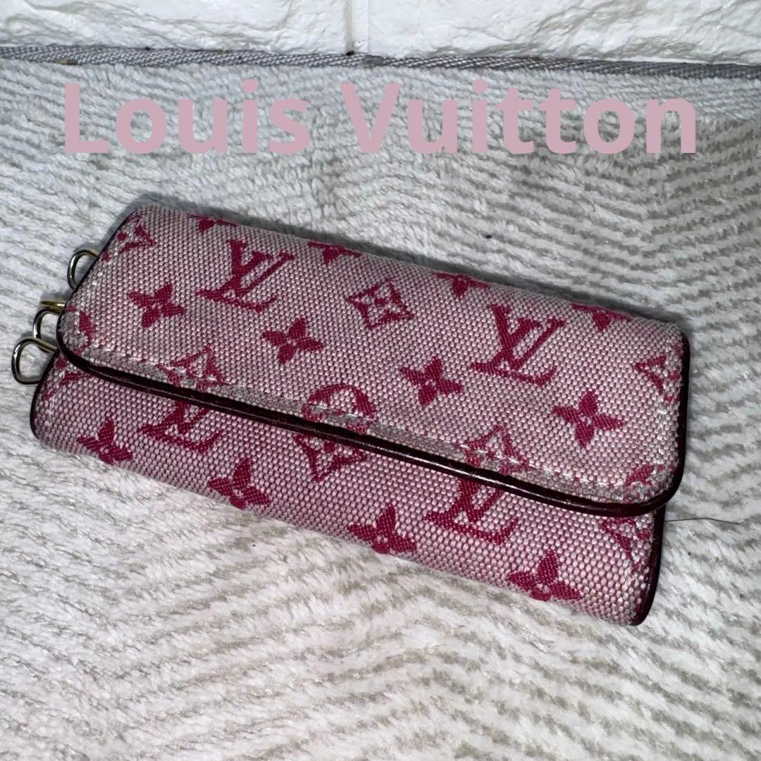 ルイヴィトン Louis Vuitton モノグラム キーケース ピンク系