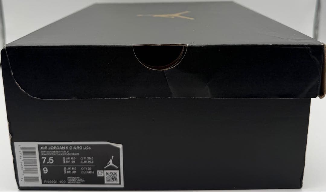 ナイキ エア ジョーダン 9 NRG U24 ゴルフ 25.5cm