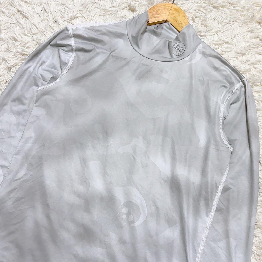 MARK &LONA 長袖 モック インナー ロンT 46 カモフラ
