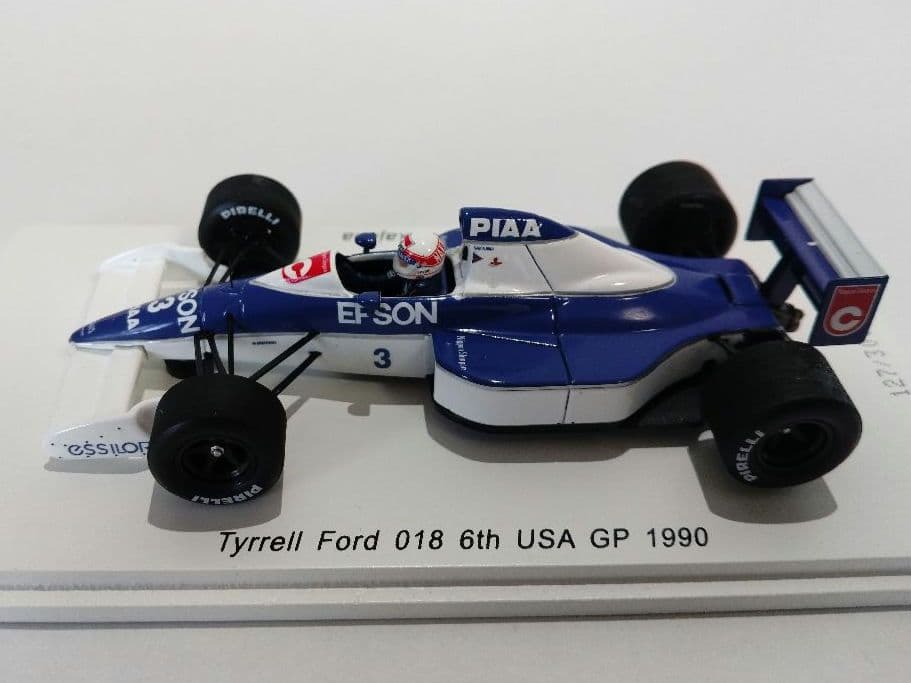 ミニカー SPARK 1/43 Tyrrell Ford 018 NAKAJIMA