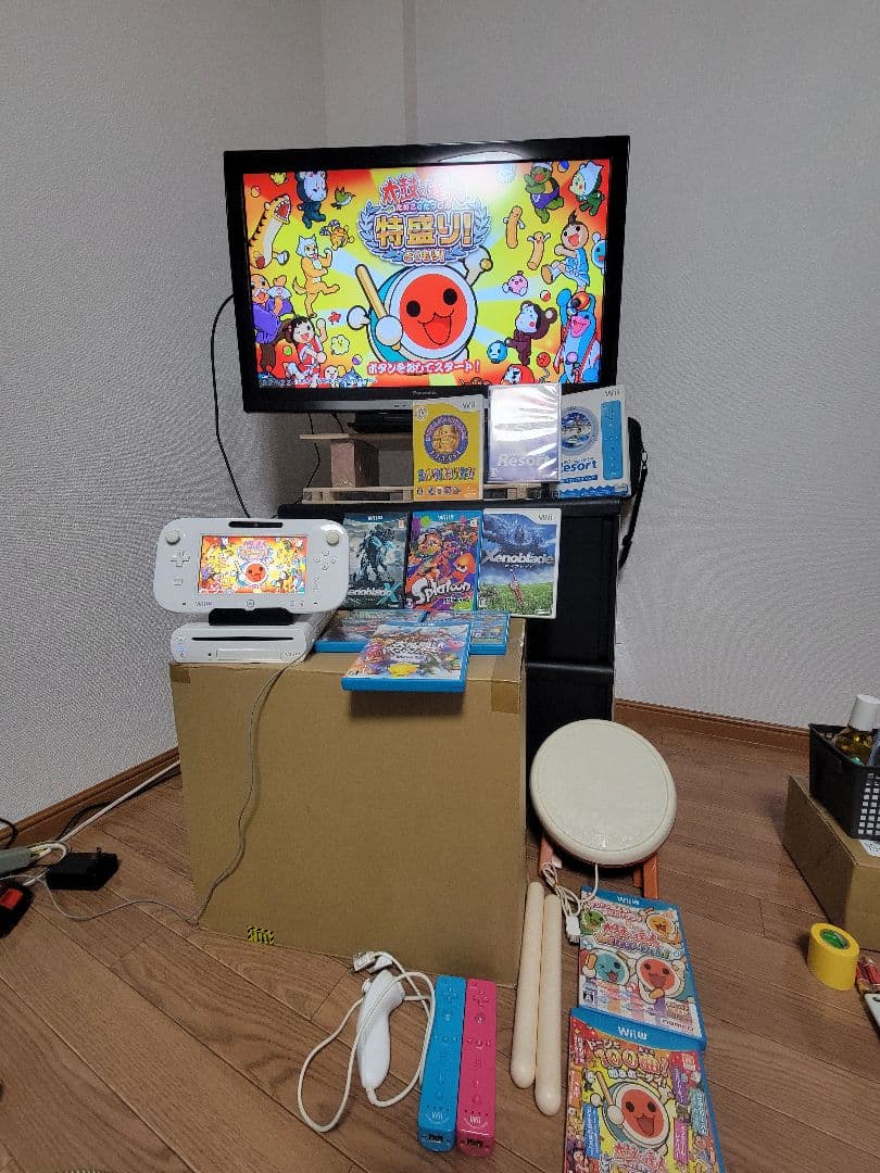 NintendoSwitchもいいけど人気ソフト多数wiiU 豪華フルセット