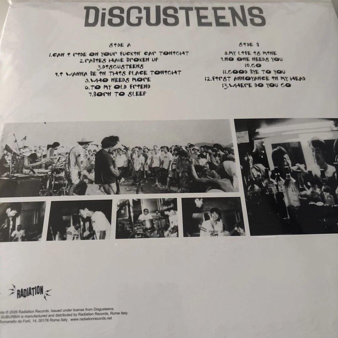 DiSGUSTEENS「DiSGUSTEENS」 LP アナログレコード