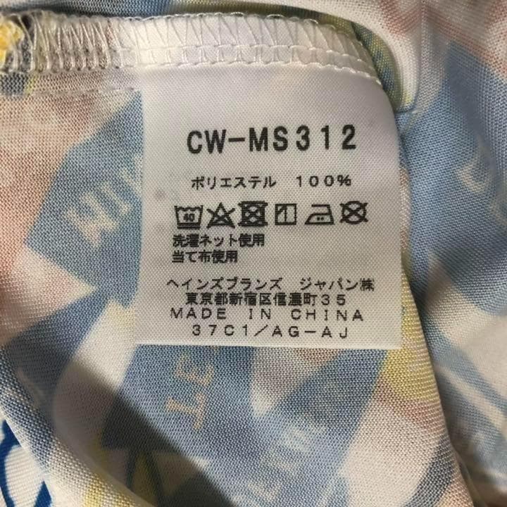 チャンピオン ゴルフ ポロシャツ レディース フラッグ 総柄 Mサイズ