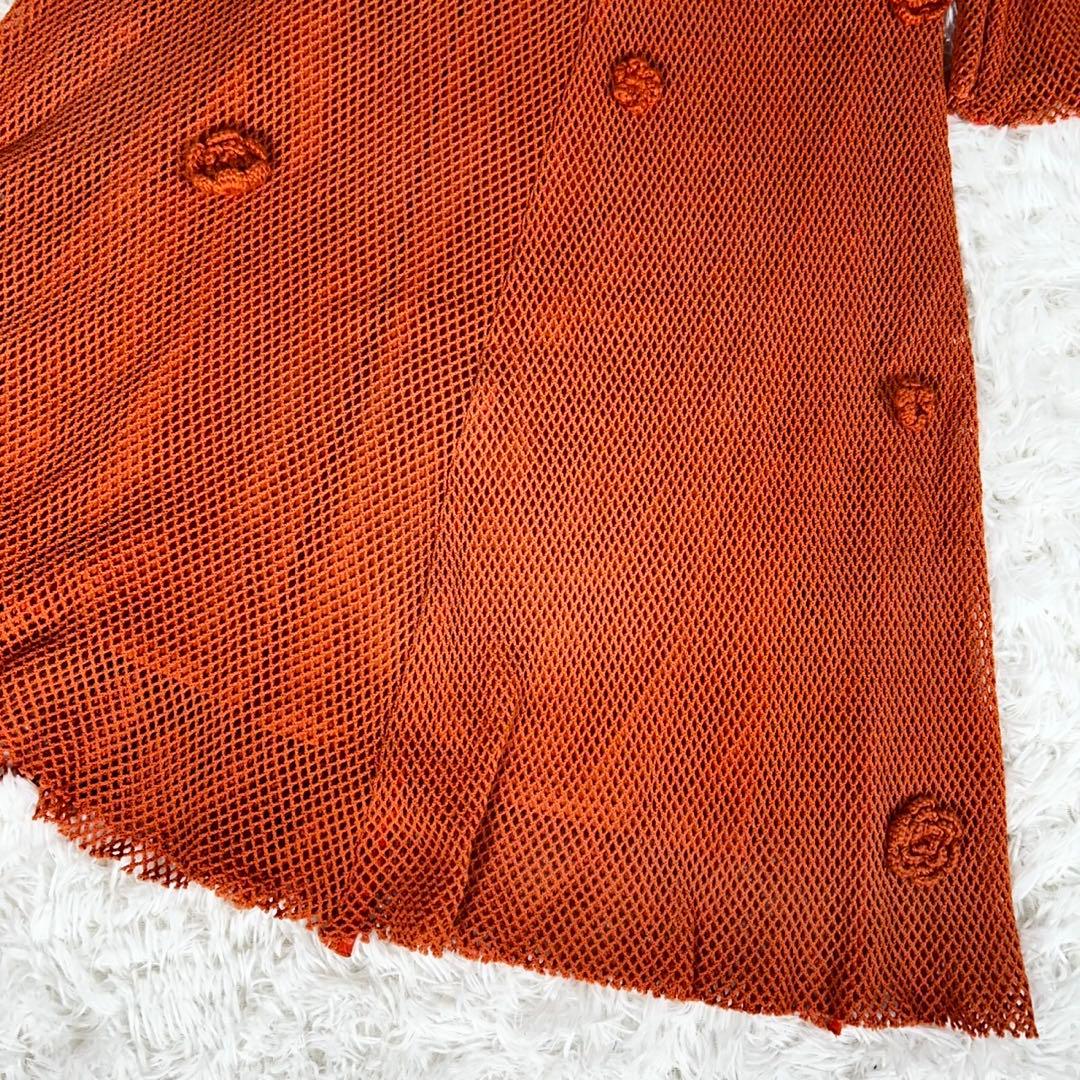極美品✨AMERI HAND 3D MOTIF MESH DRESS S