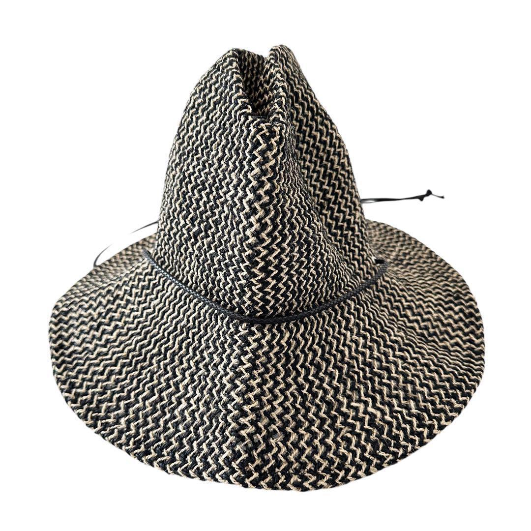 美品 カレンテージ ラメゾンドリリス WAHIBA HAT ジュート 帽子