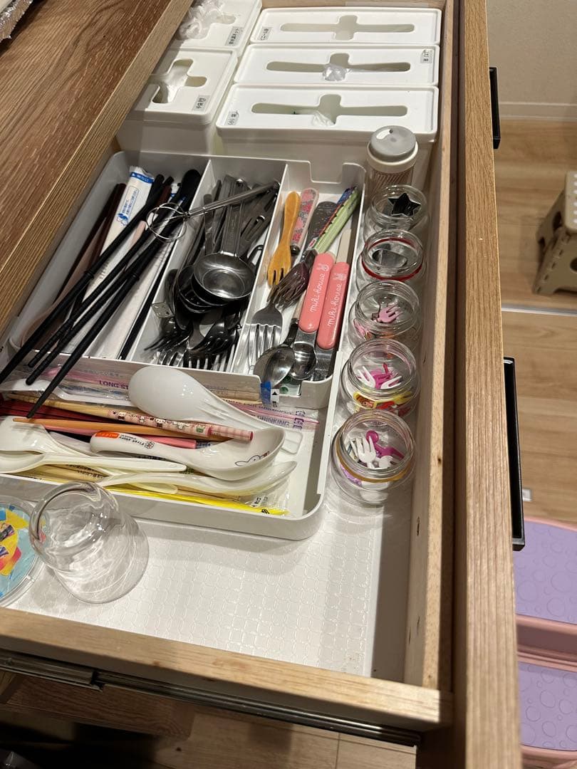 木目調 食器棚 収納 unico YAO KITCHEN BOARD