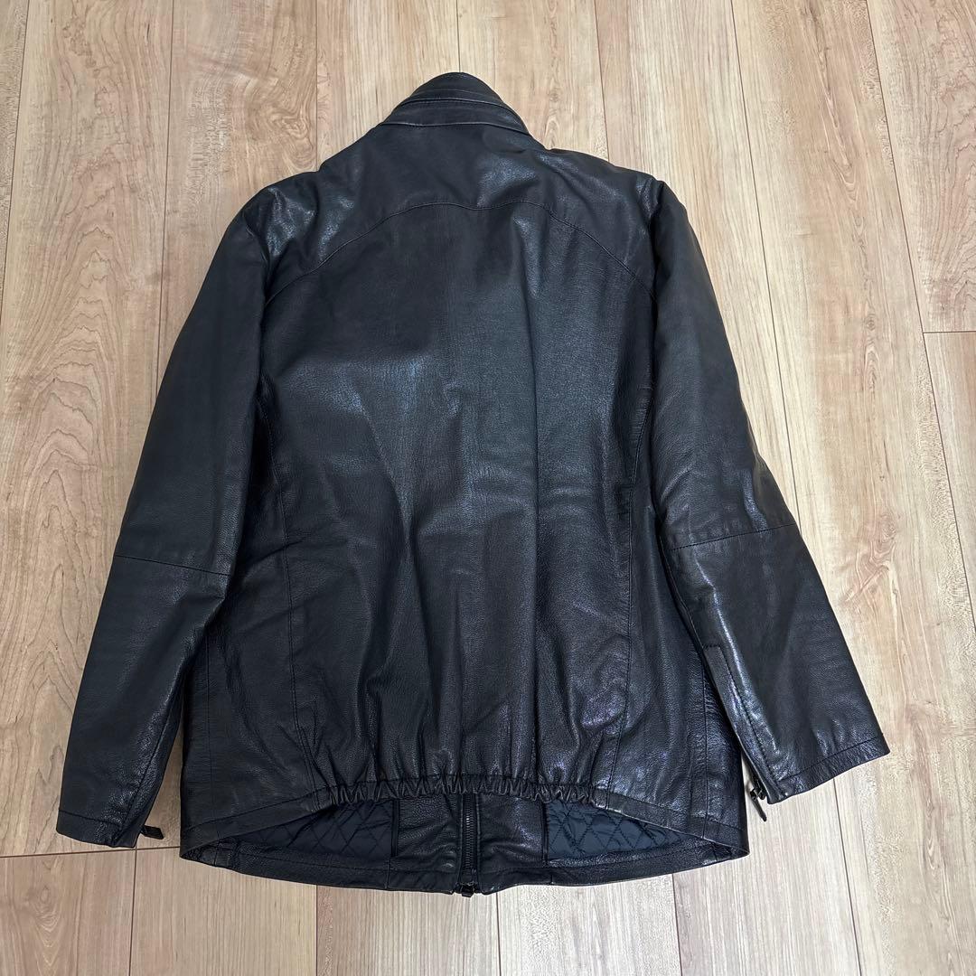 HUGO BOSS 黒 レザー ジャケット