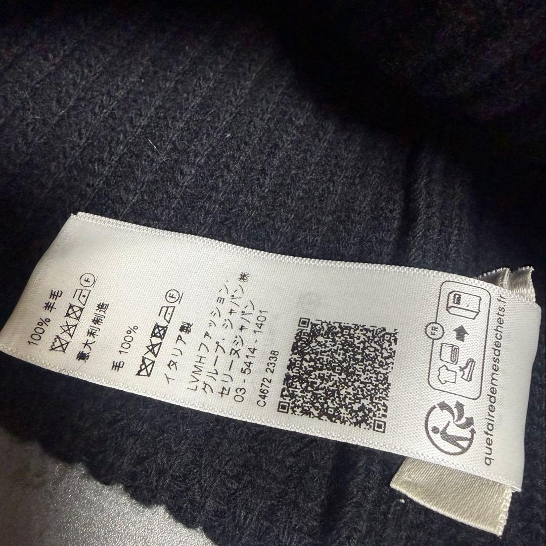 CELINE ビーニー ニット帽 ロゴ