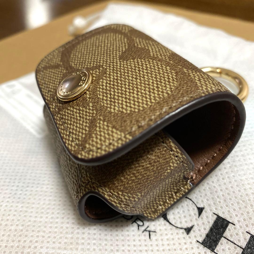 ♡新品未使用♡【COACH 】ブラウン AirPods Proケース