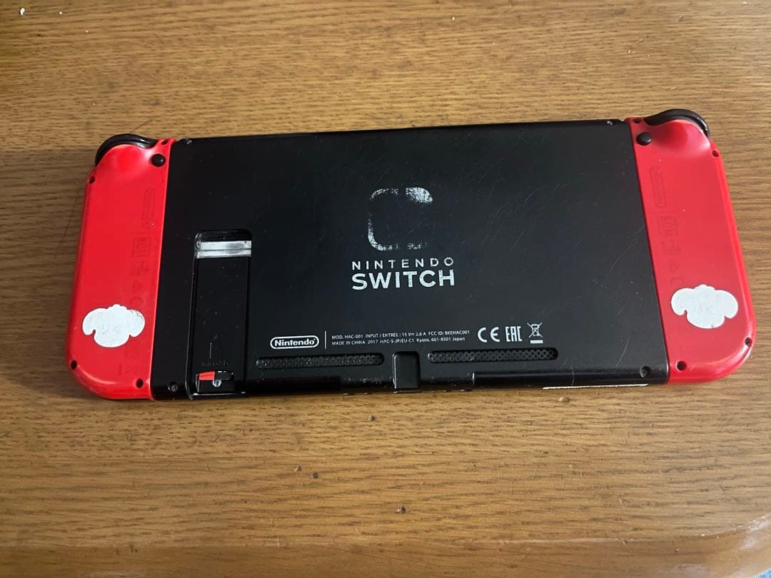 Nintendo Switch 赤 本体 + Joy-Con 2個　ジャンク品