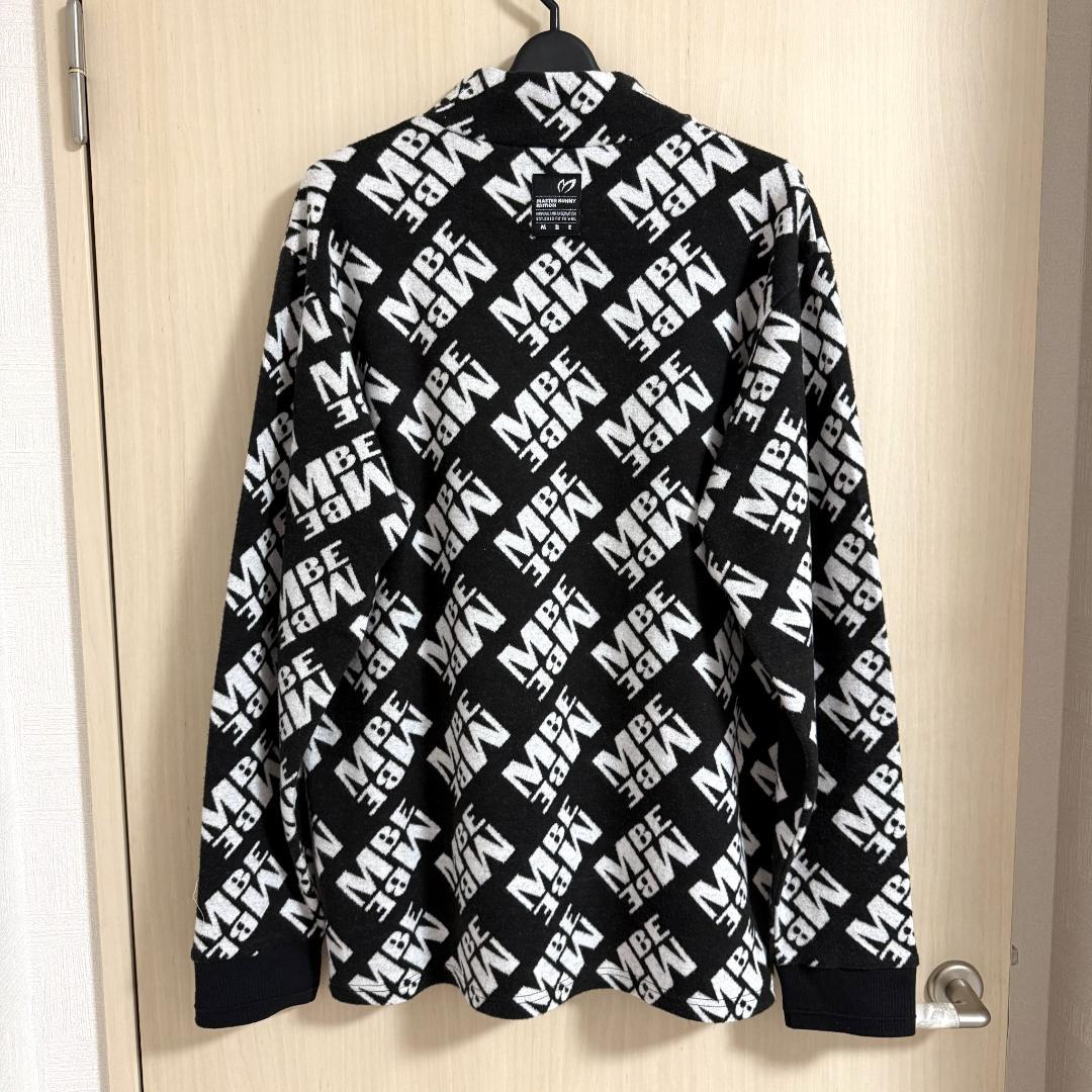 極美品 マスターバニー MBE柄ジャガード モックネックカットソー