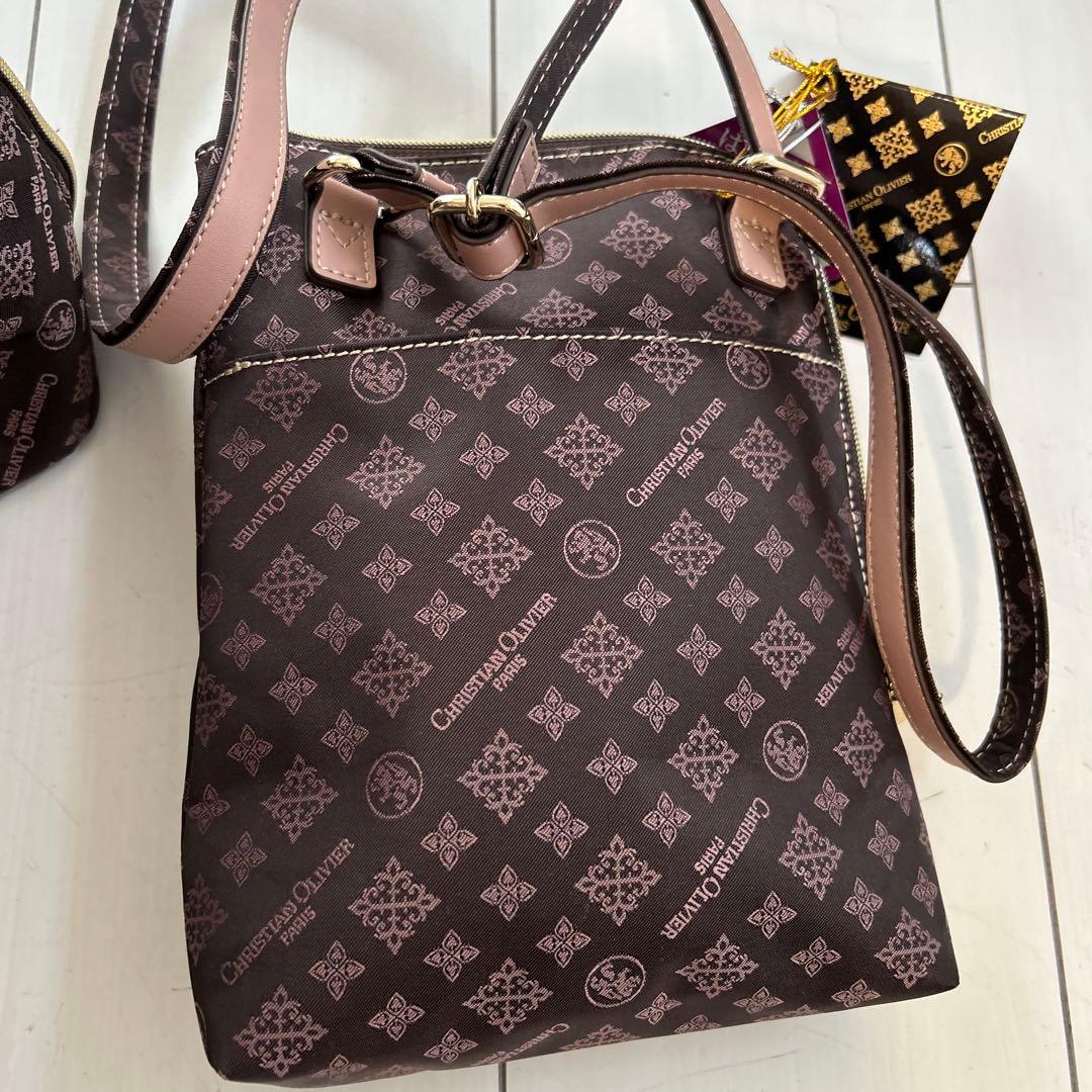 クリスチャンオリビエ　トートバッグ&ショルダー 2個セット