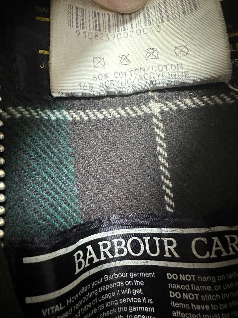 Barbour NORTHUMBRIA バブアー ノーザンブリア 40 フード付
