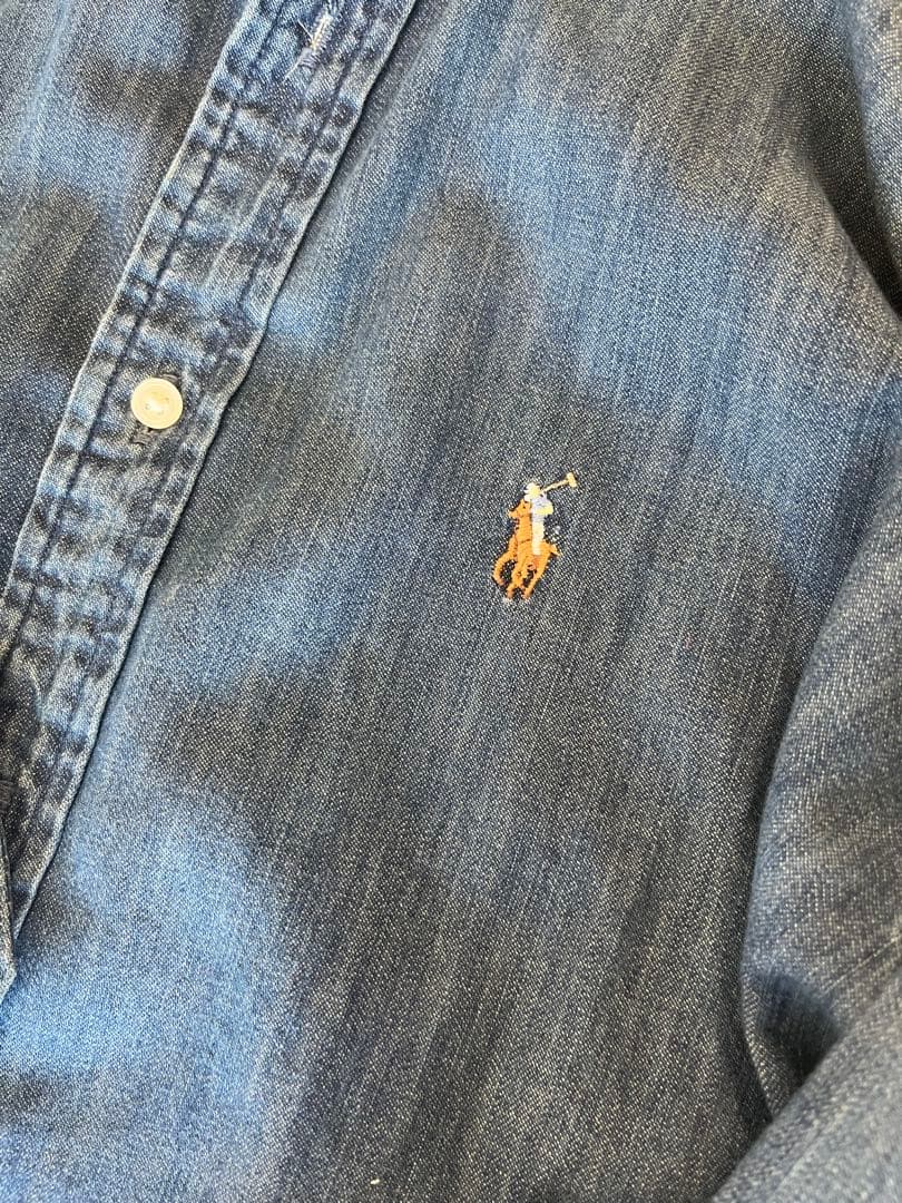 Ralph Lauren デニムロングシャツ 長袖（ワンピース）155/84A