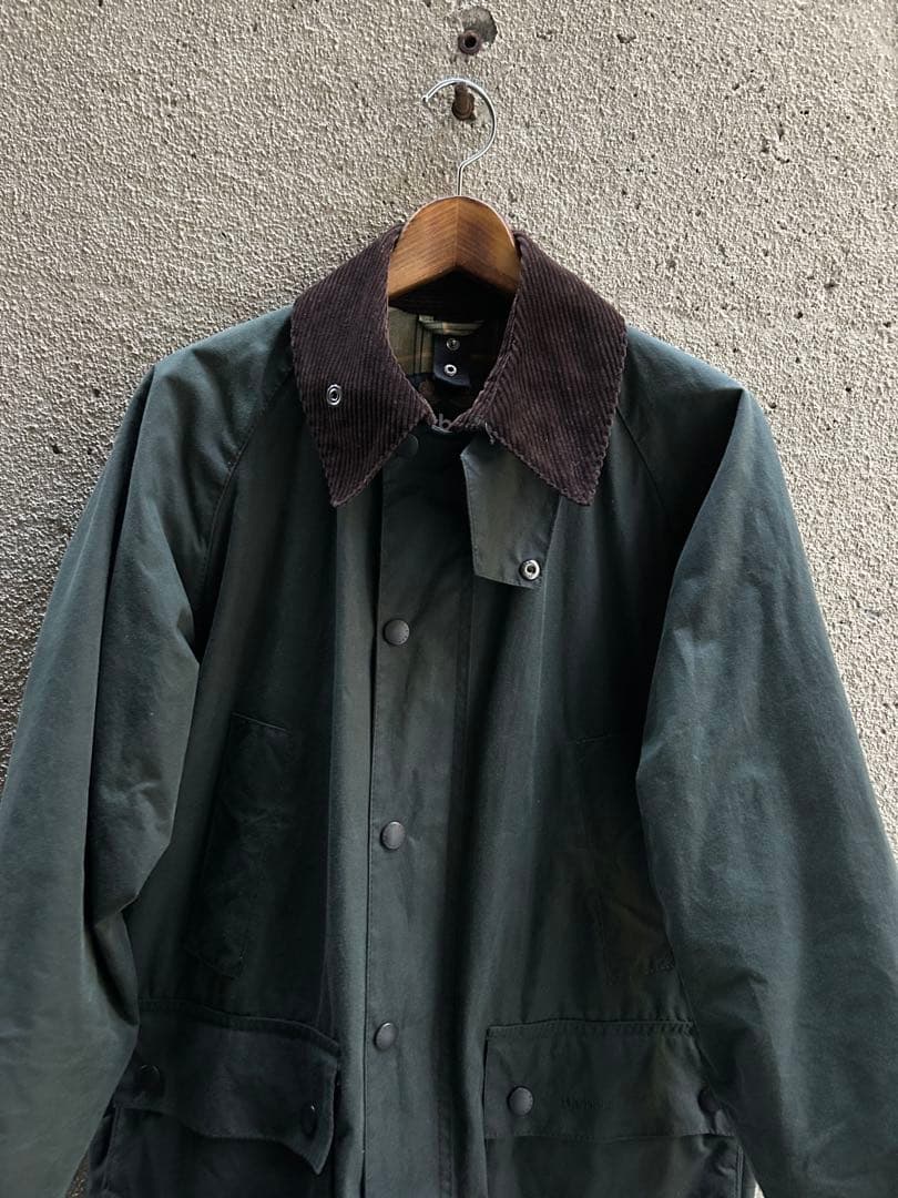 美品 Barbour バブアー ビデイル ワックス SAGE 38